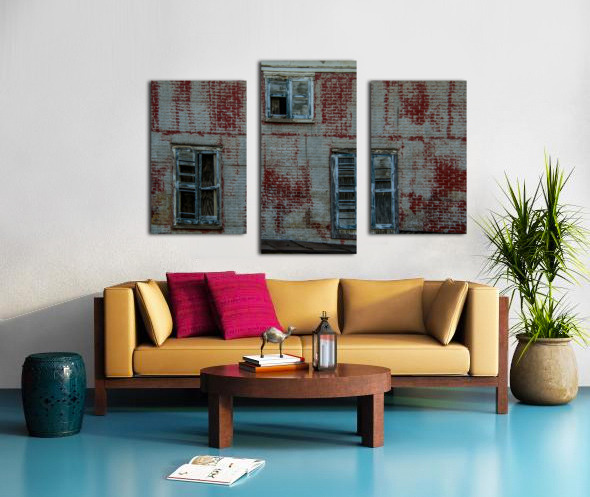 Window and Wall Textures  Canvas print